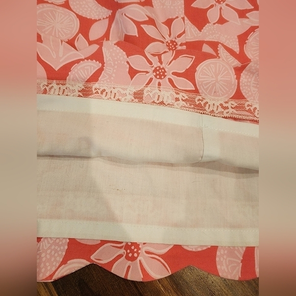 Vintage 90's Lily Pulitzer Pink Lemon and Flower Skirt - Picture 6 of 7